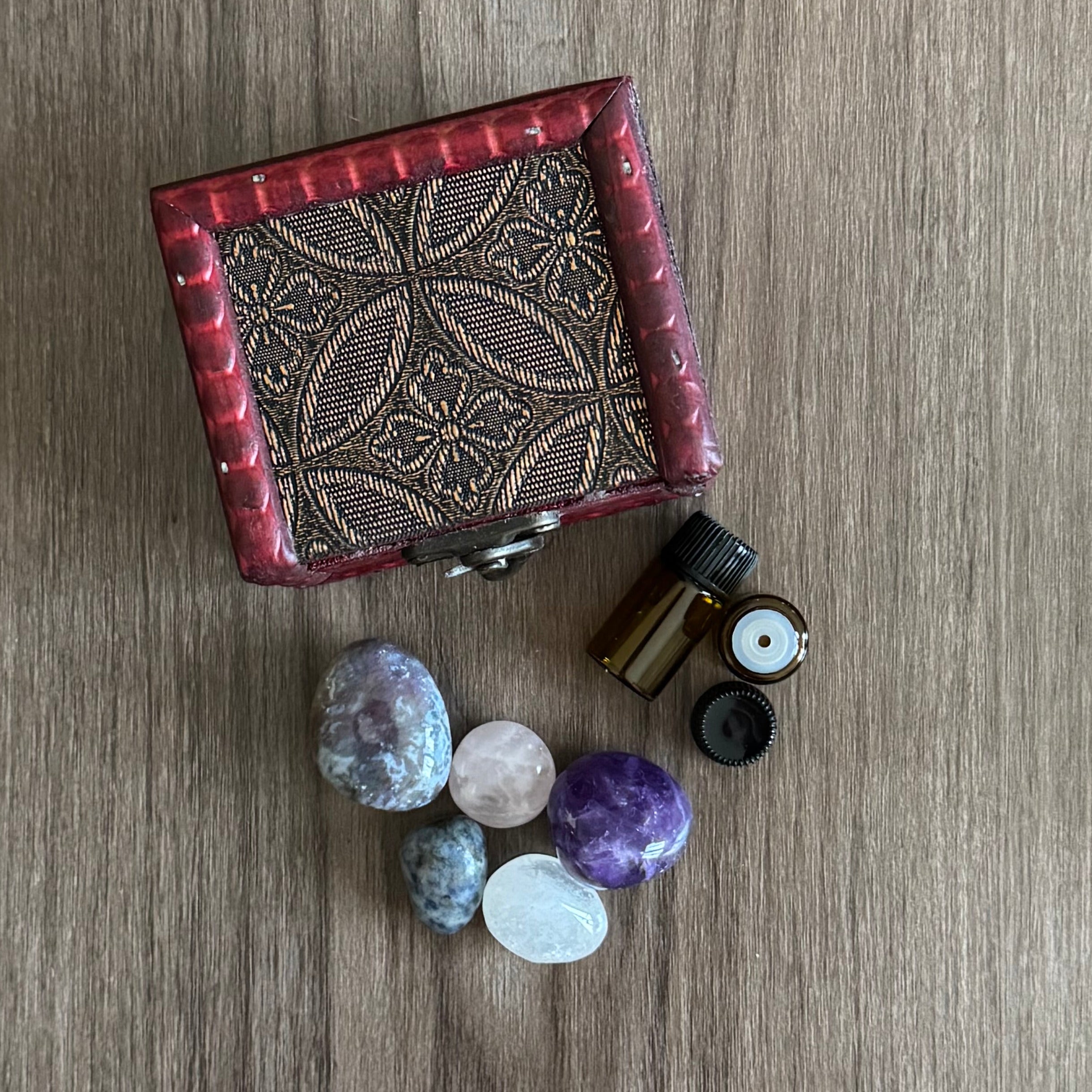 Rosewood Crystal Box