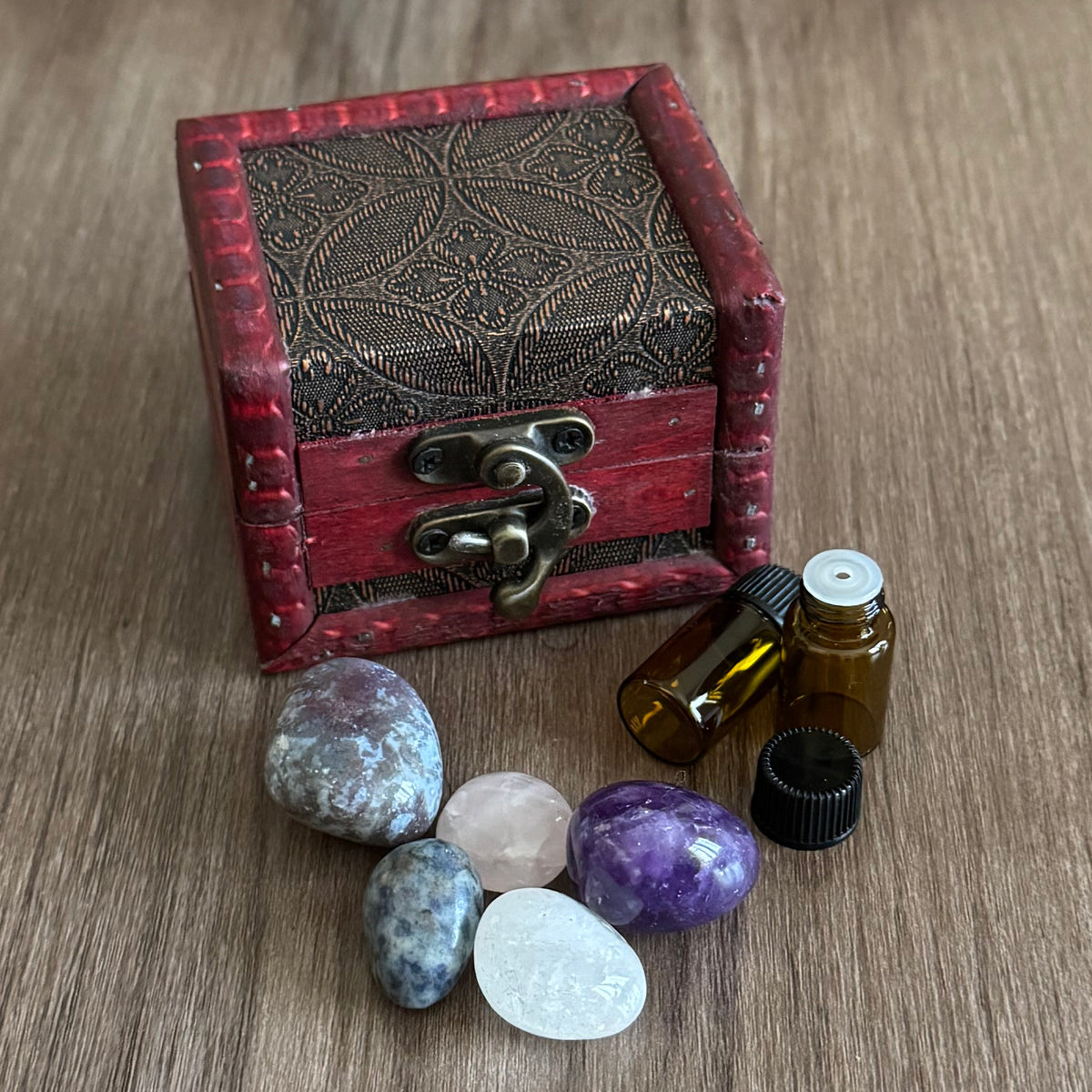Rosewood Crystal Box