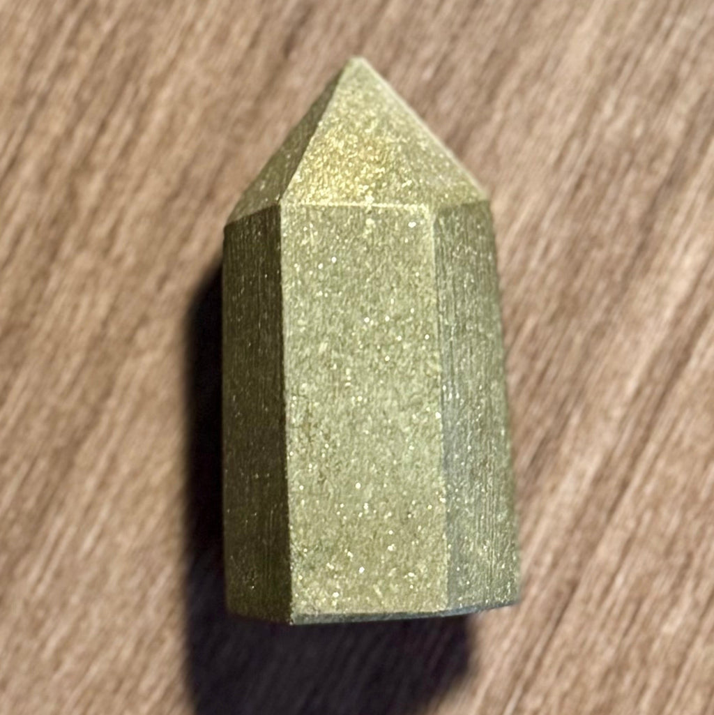 Gilded Beacon - 2.2" Pyrite Tower