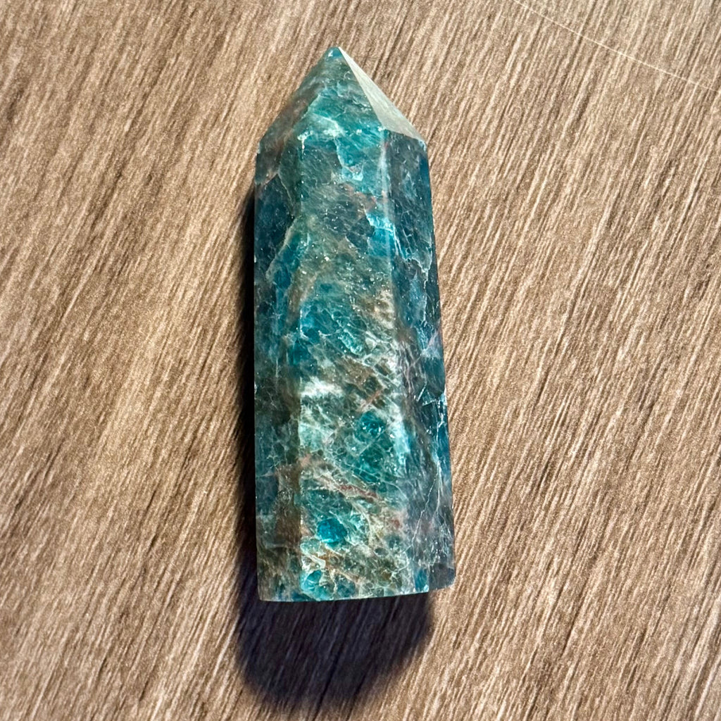 Azure Reef - 2.6" Blue Apatite Tower