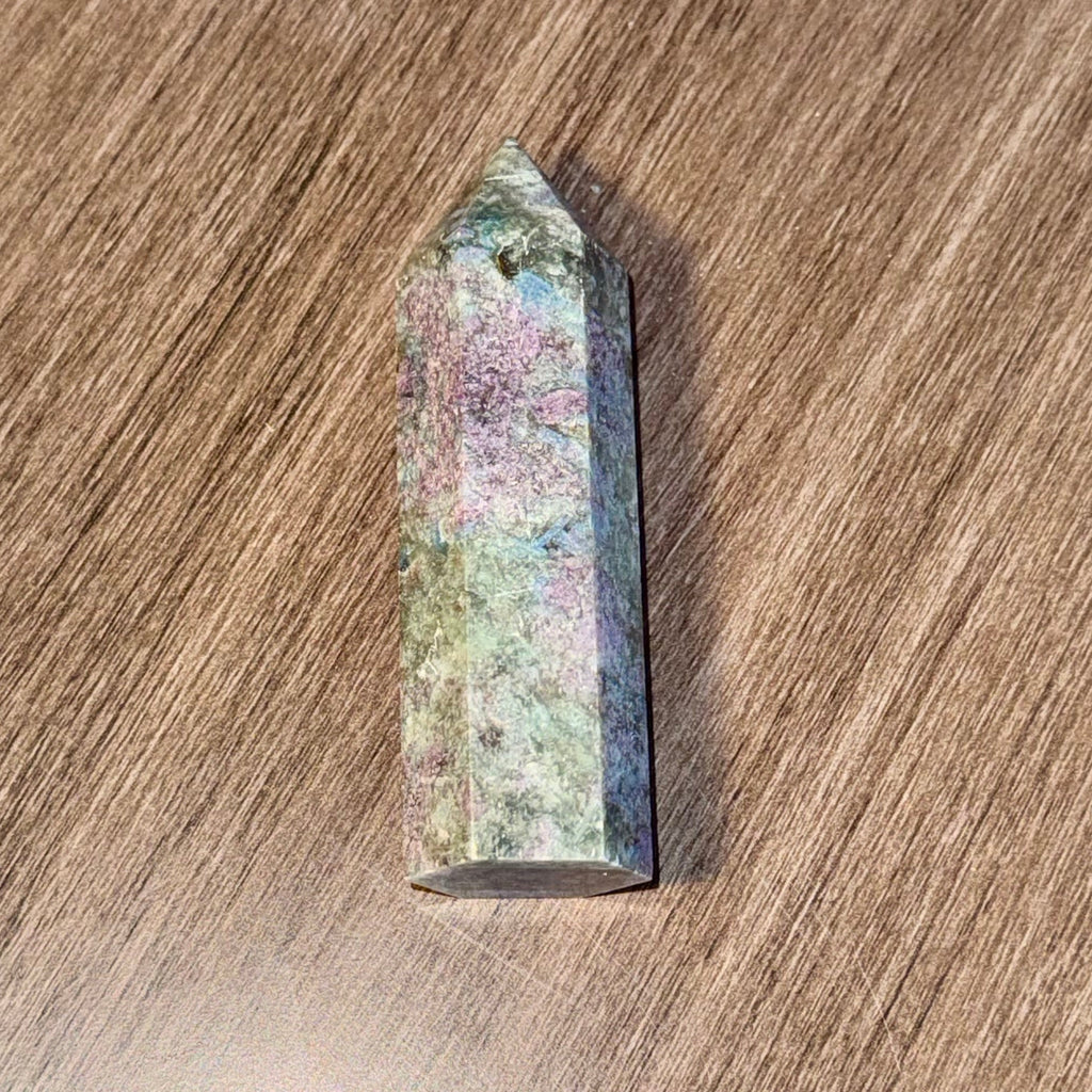 Petals in Moss - 3.8" Ruby in Fuchsite