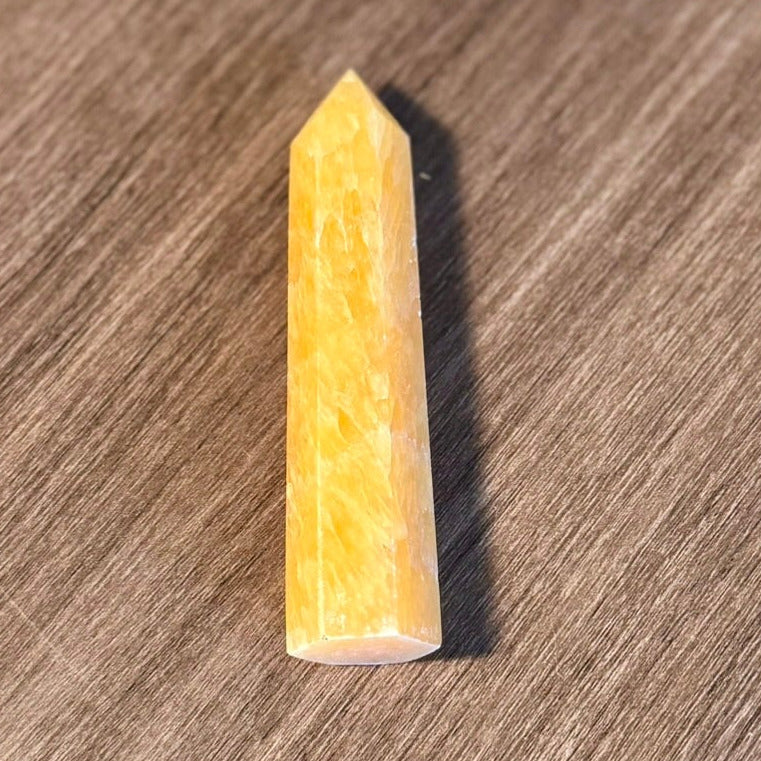 Marigold Lantern - 4.5" Calcite Tower